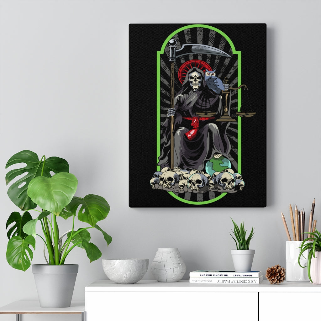 Santa Muerte Saint of Holy Death Inspirational Wall Decor for Home Office Gym Inspiring Success Quote Print Ready to Hang Wall Art - Express Your Love Gifts