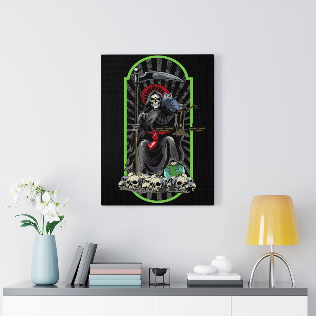 Santa Muerte Saint of Holy Death Inspirational Wall Decor for Home Office Gym Inspiring Success Quote Print Ready to Hang Wall Art - Express Your Love Gifts