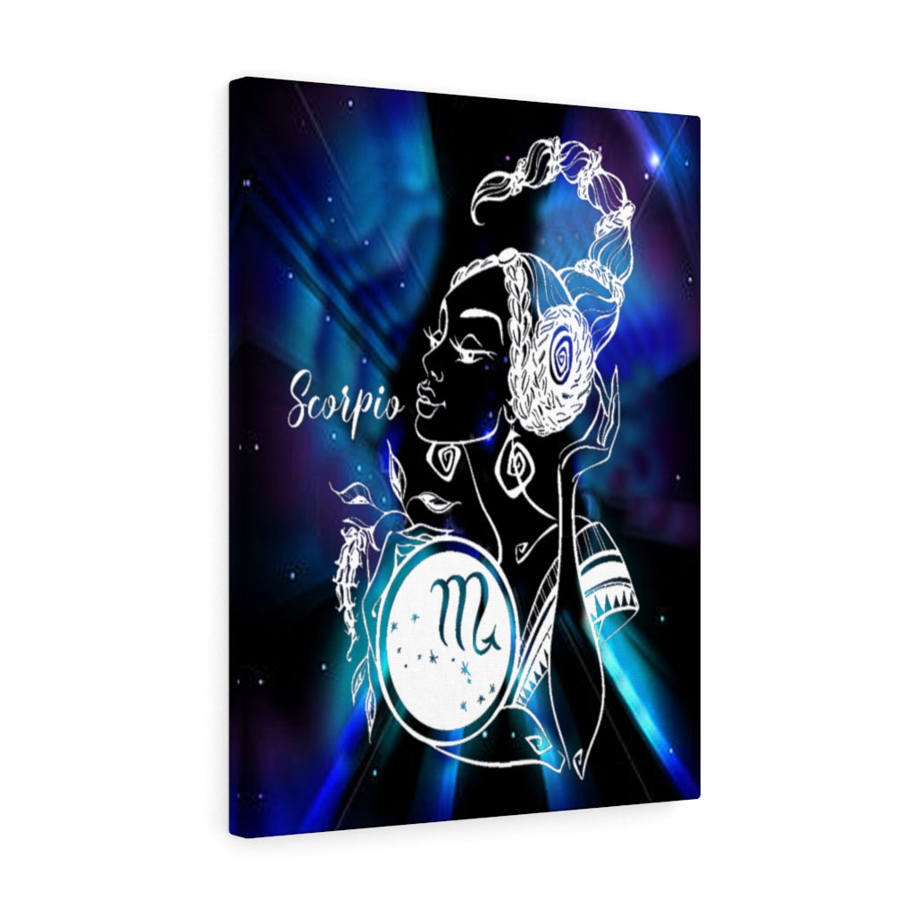 Scorpio Zodiac Horoscope Sign Constellation Canvas Print Astrology Home Decor Ready to Hang Artwork - Express Your Love Gifts