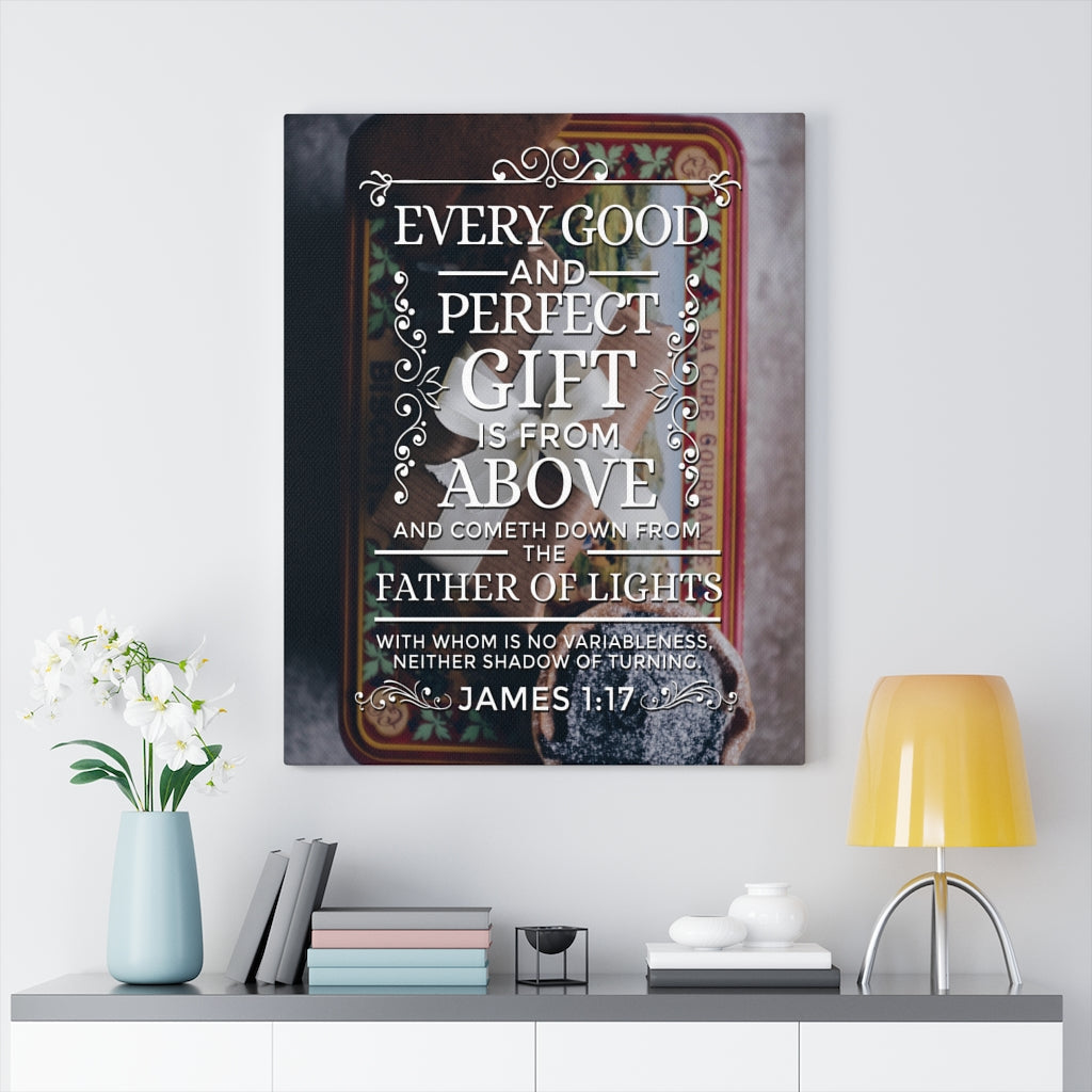 Scripture Walls Father of Lights James 1:17 Christian Wall Art Bible Verse Print Ready to Hang - Express Your Love Gifts