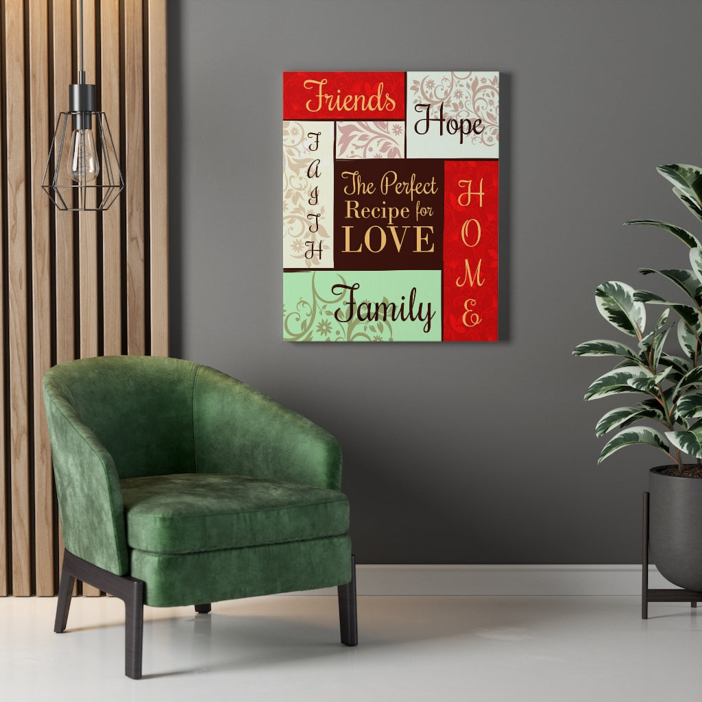 Friends Hope Love Motivational Inspirational Wall Decor for Home Office Gym Inspiring Success Quote Print Ready to Hang Wall Art - Express Your Love Gifts