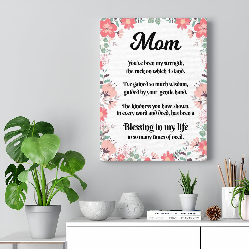 Message to Mom Inspirational Wall Decor for Home Office Gym Inspiring Success Quote Print Ready to Hang Inspiring Wall Art Gift - Express Your Love Gifts