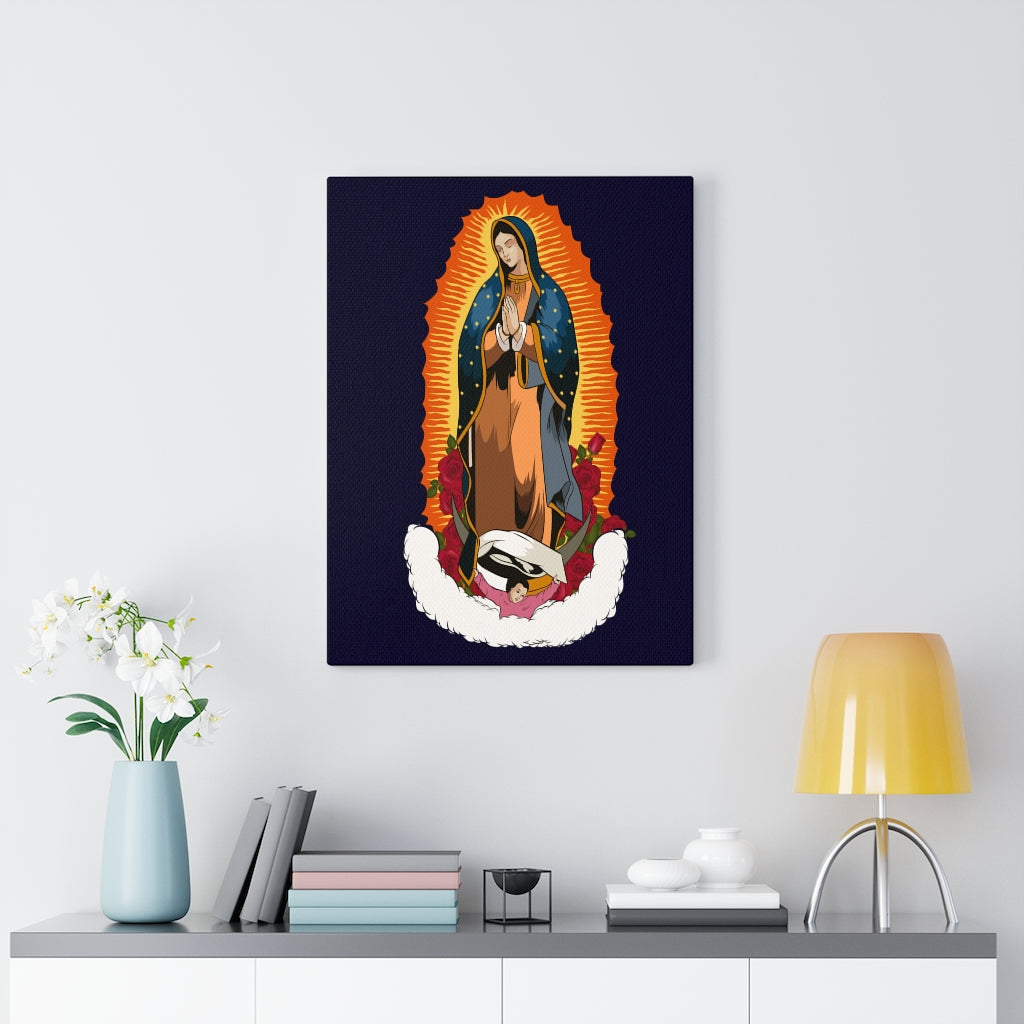 Our Lady of Guadalupe Nuestra Señora de Guadalupe Inspirational Wall Decor for Home Office Gym Inspiring Success Quote Print Ready to Hang Wall Art - Express Your Love Gifts