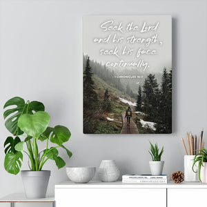 Scripture Walls Seek the Lord 1 Chronicles 16:11 Christian Wall Art Bible Verse Print Ready to Hang - Express Your Love Gifts