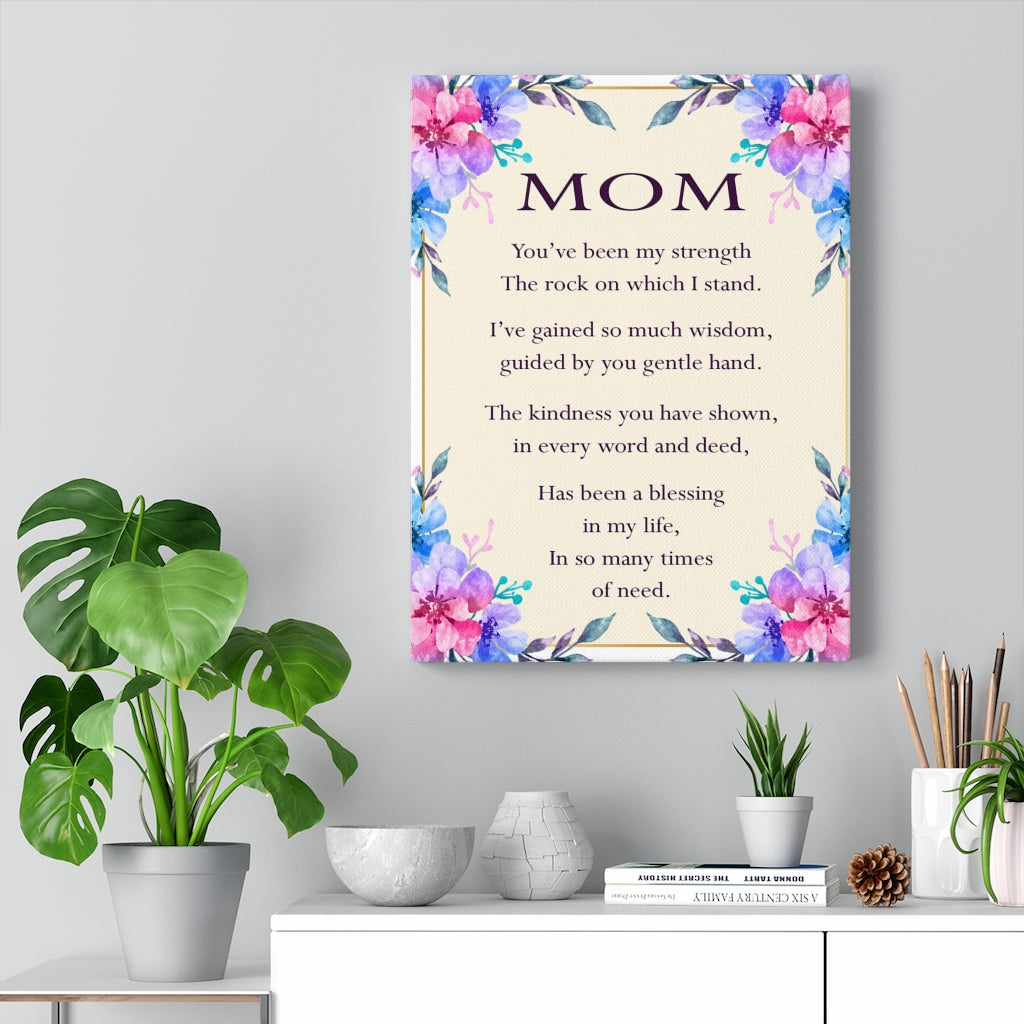 To My Mom Wall Hanging, Mother's Day Gift, Mom Wall Art, Gift for