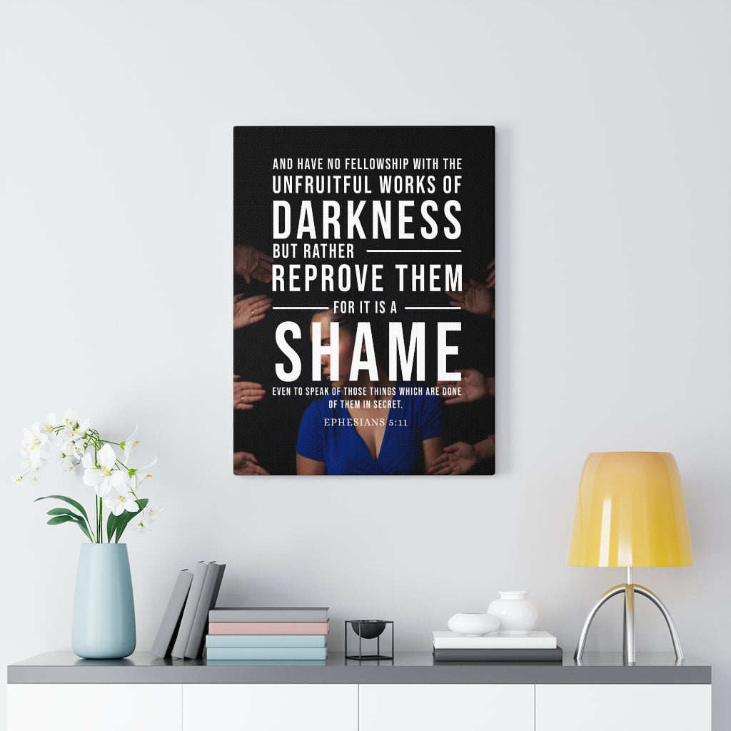 Scripture Walls Unfruitful Works of Darkness Ephesians 5:11 Christian Wall Art Bible Verse Print Ready to Hang - Express Your Love Gifts