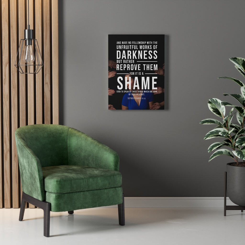 Scripture Walls Unfruitful Works of Darkness Ephesians 5:11 Christian Wall Art Bible Verse Print Ready to Hang - Express Your Love Gifts