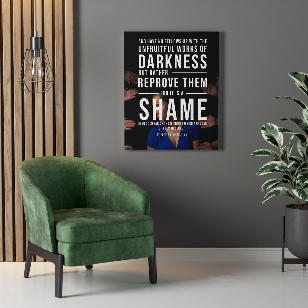 Scripture Walls Unfruitful Works of Darkness Ephesians 5:11 Christian Wall Art Bible Verse Print Ready to Hang - Express Your Love Gifts