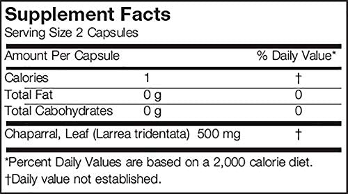 Arizona Natural Chaparral (Larrea tridentata), 500 mg, 180 Capsules-Express Your Love Gifts