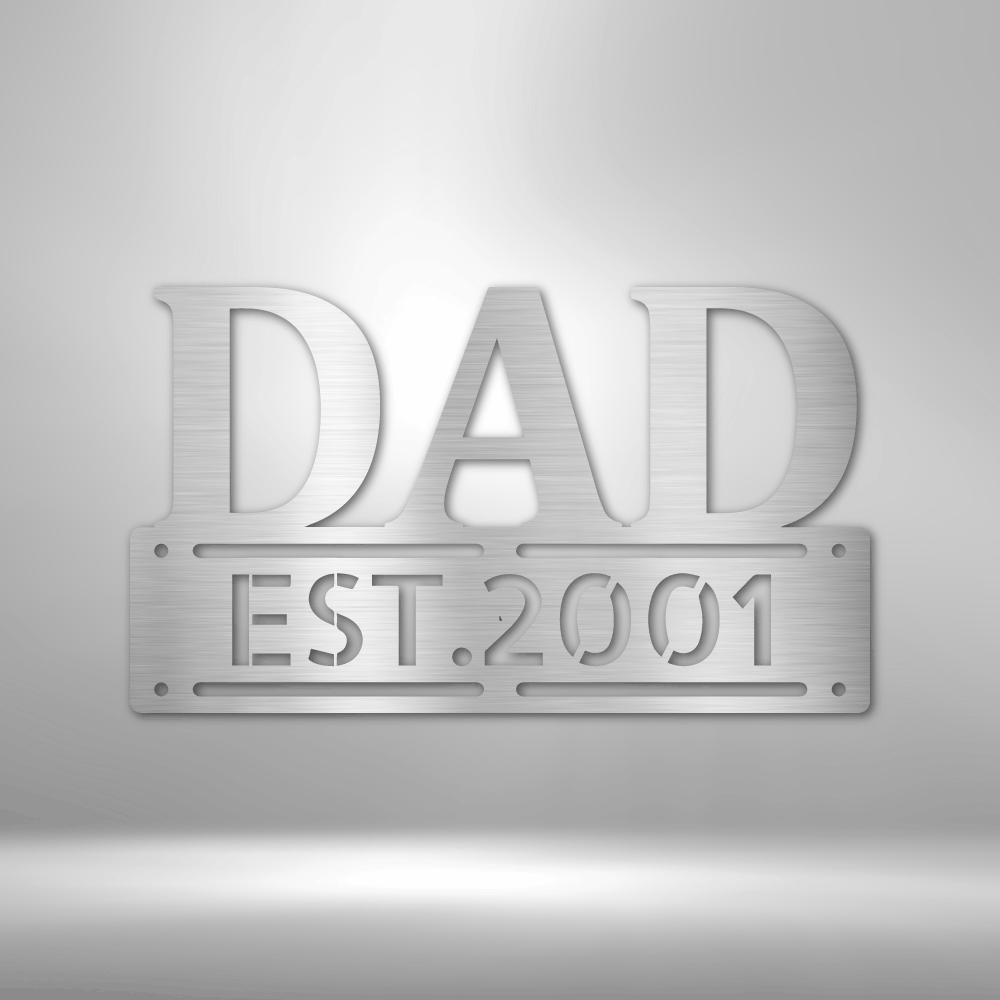 Personalized Father's Day Steel Sign Steel Art Wall Metal Decor-Express Your Love Gifts