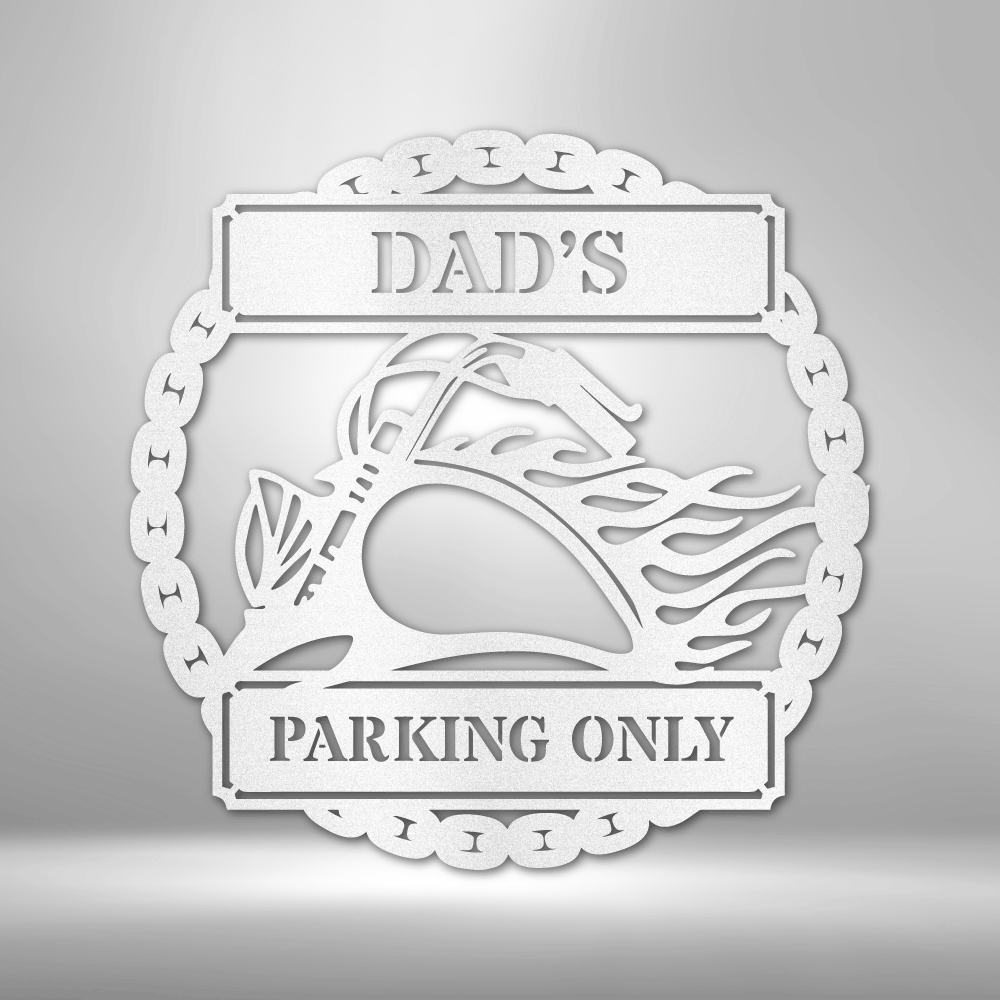 Personalized Hog Parking Plaque Steel Sign Steel Art Wall Metal Decor-Express Your Love Gifts