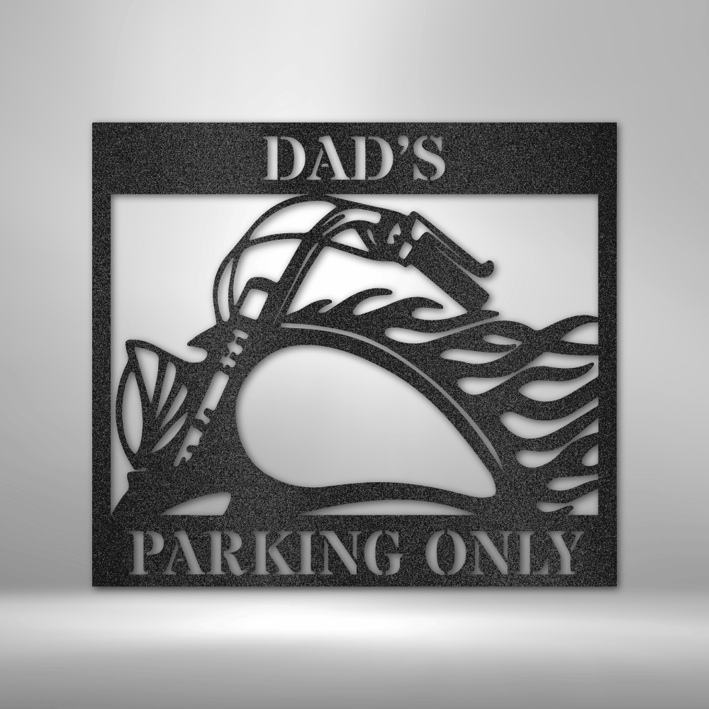 Personalized Hog Parking Steel Sign Steel Art Wall Metal Decor-Express Your Love Gifts