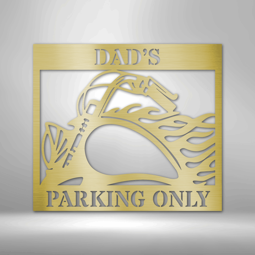 Personalized Hog Parking Steel Sign Steel Art Wall Metal Decor-Express Your Love Gifts