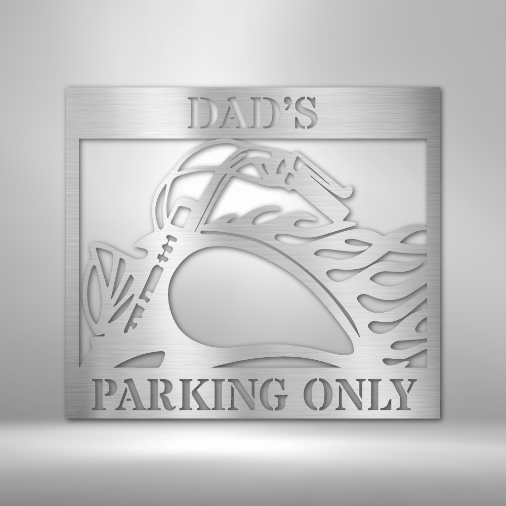 Personalized Hog Parking Steel Sign Steel Art Wall Metal Decor-Express Your Love Gifts