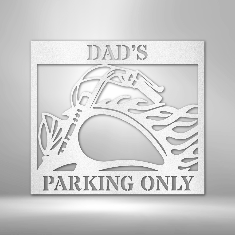 Personalized Hog Parking Steel Sign Steel Art Wall Metal Decor-Express Your Love Gifts