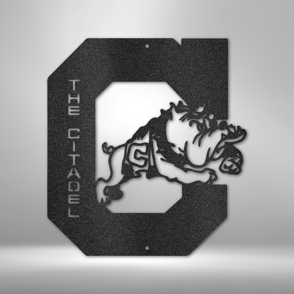 Citadel Bulldog Steel Sign Steel Art Wall Metal Decor-Express Your Love Gifts