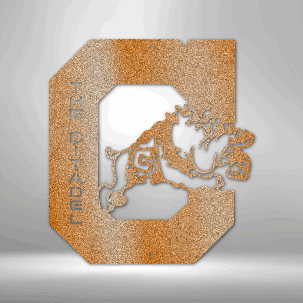 Citadel Bulldog Steel Sign Steel Art Wall Metal Decor-Express Your Love Gifts