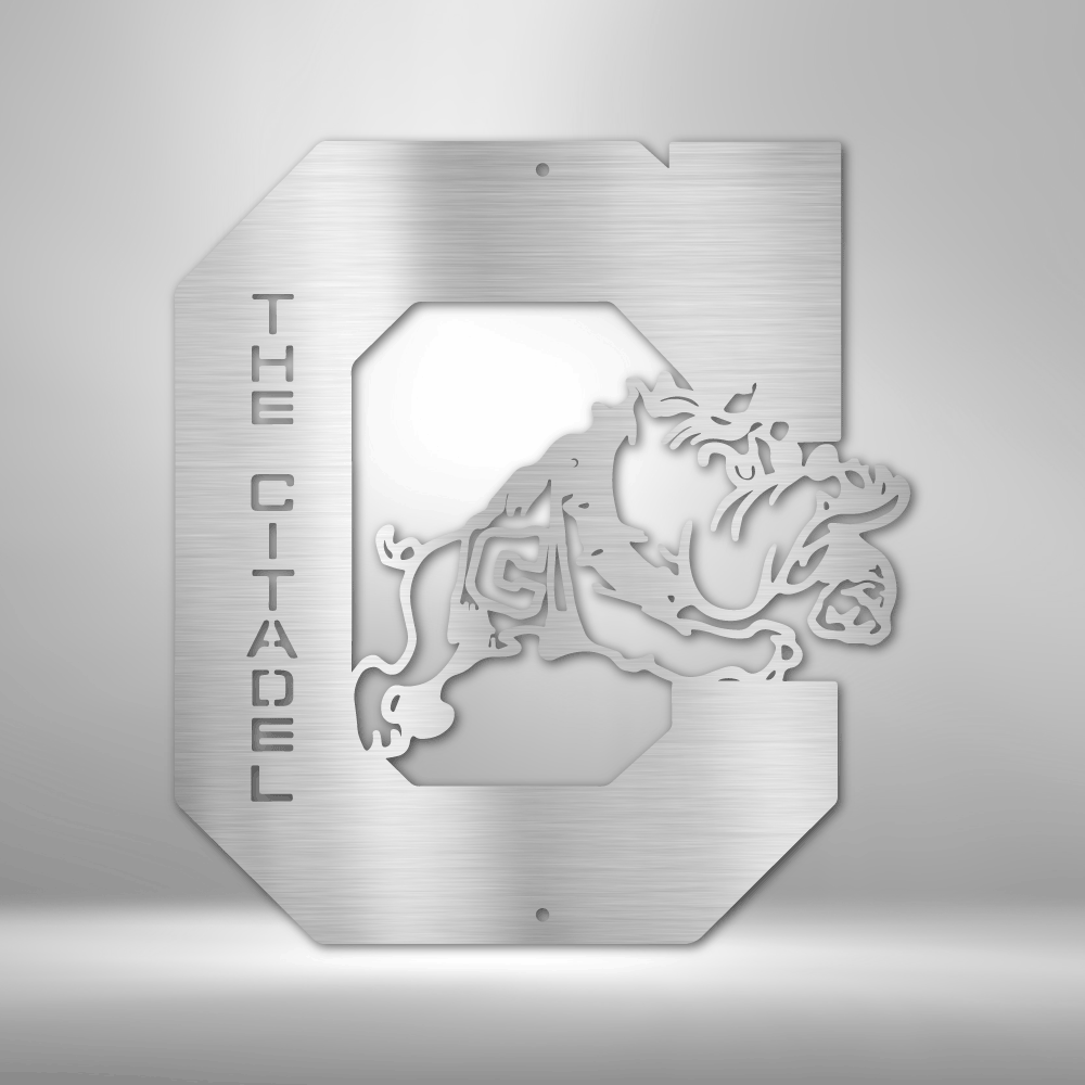 Citadel Bulldog Steel Sign Steel Art Wall Metal Decor-Express Your Love Gifts