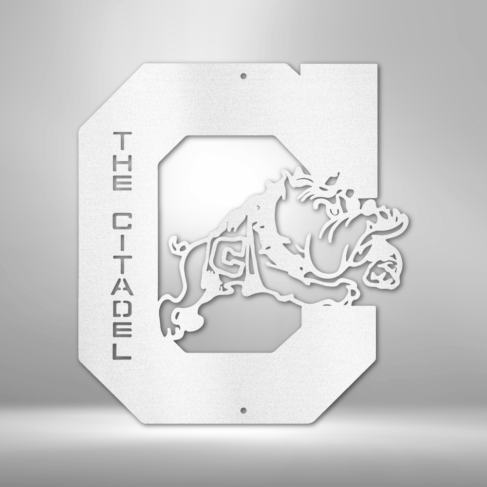 Citadel Bulldog Steel Sign Steel Art Wall Metal Decor-Express Your Love Gifts