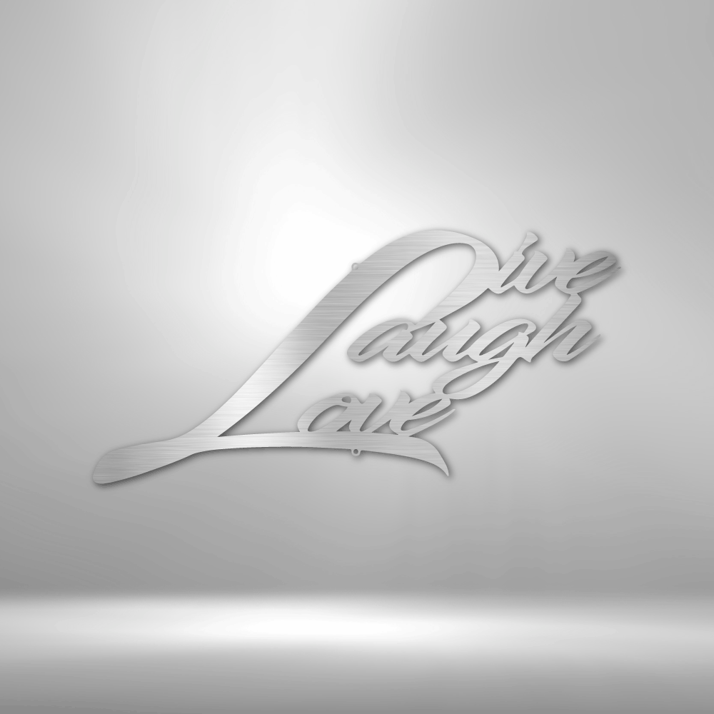 Live Laugh Love Steel Sign Steel Art Wall Metal Decor-Express Your Love Gifts