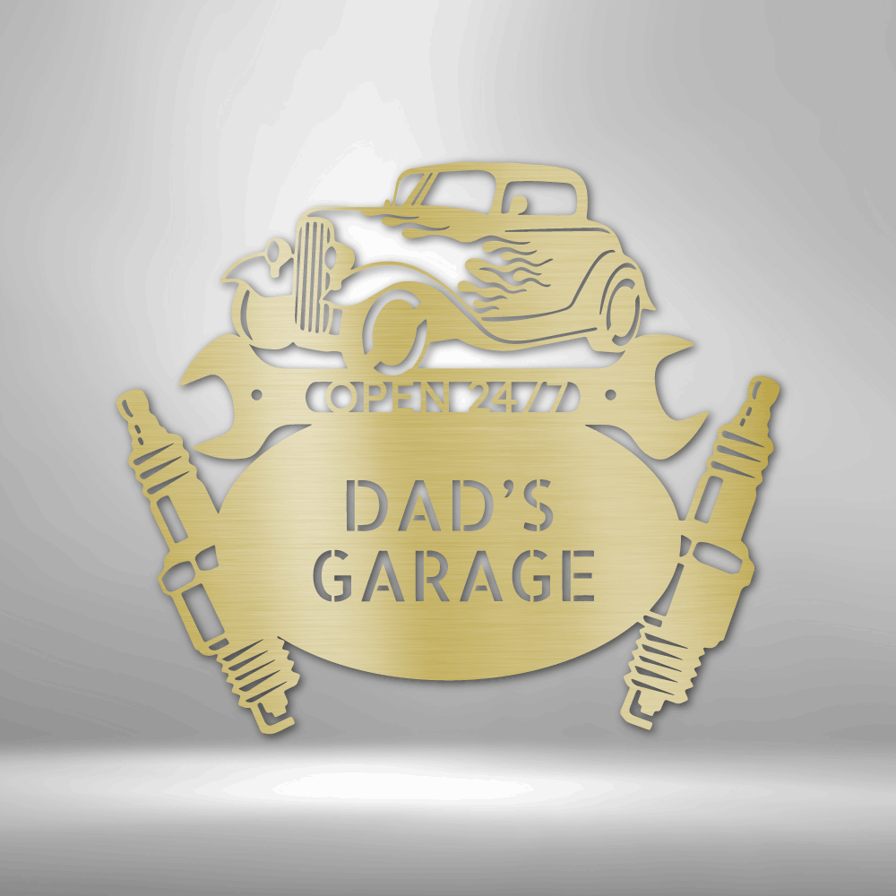 Dad's Garage Sign, Garage Sign, Gift for Dad, Mechanics Gift, Gift