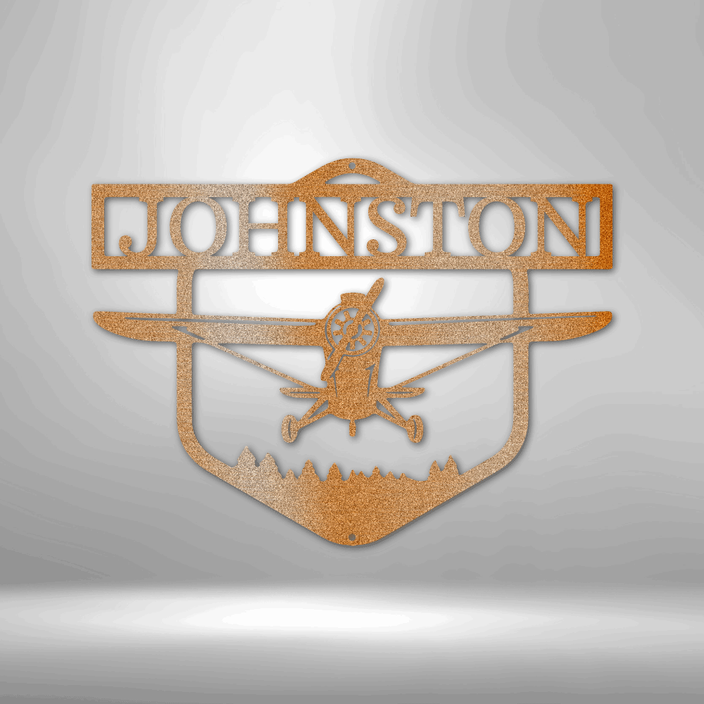 Personalized Flying High Monogram Steel Sign Steel Art Wall Metal Decor-Express Your Love Gifts