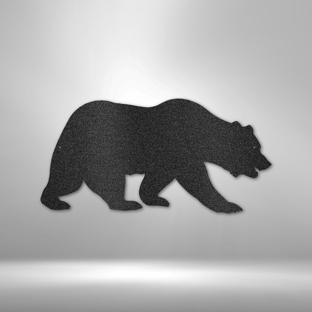 Grizzly Bear Steel Sign Steel Art Wall Metal Decor-Express Your Love Gifts
