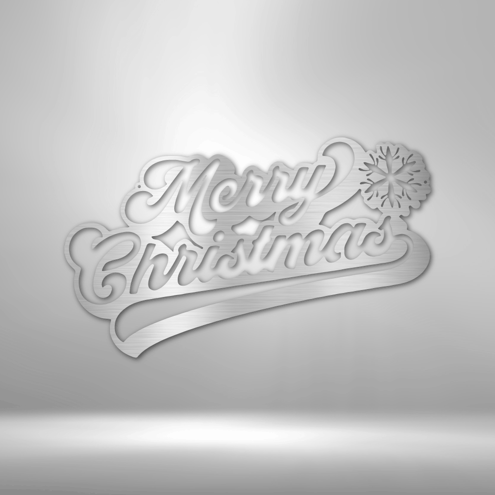 Merry Christmas Quote Steel Sign Steel Art Wall Metal Decor-Express Your Love Gifts