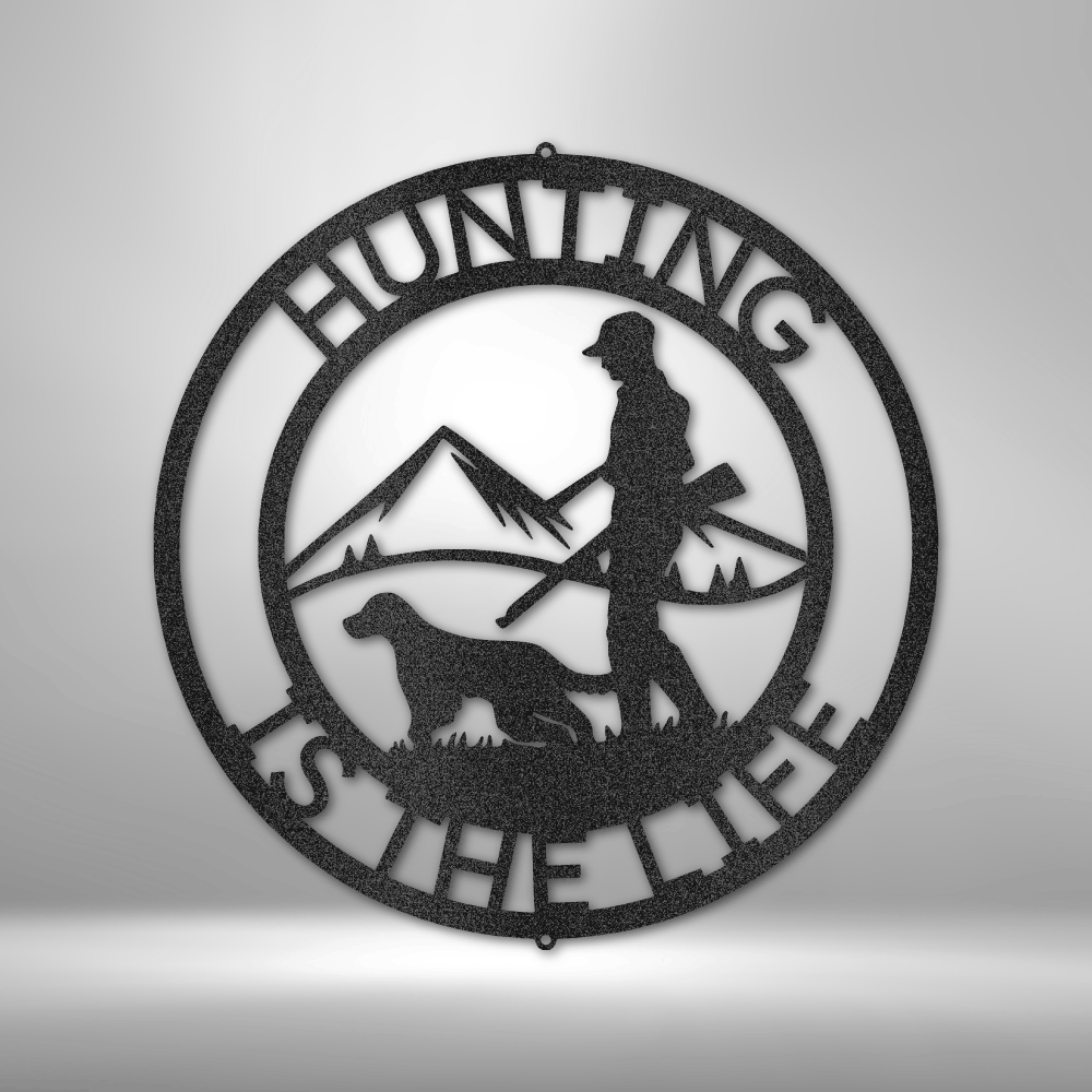 Personalized The Hunter Monogram Steel Sign Steel Art Wall Metal Decor-Express Your Love Gifts