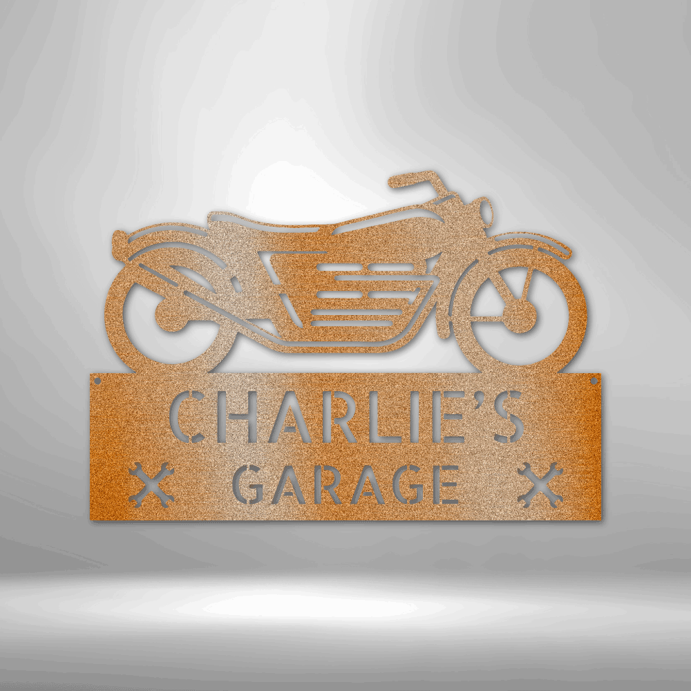 Personalized Motorcycle Adventure Monogram Steel Sign Steel Art Wall Metal Decor-Express Your Love Gifts