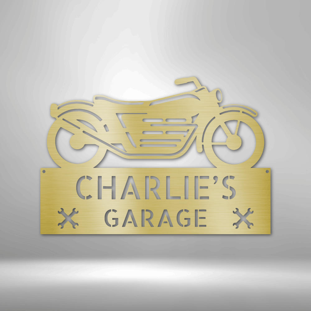 Personalized Motorcycle Adventure Monogram Steel Sign Steel Art Wall Metal Decor-Express Your Love Gifts