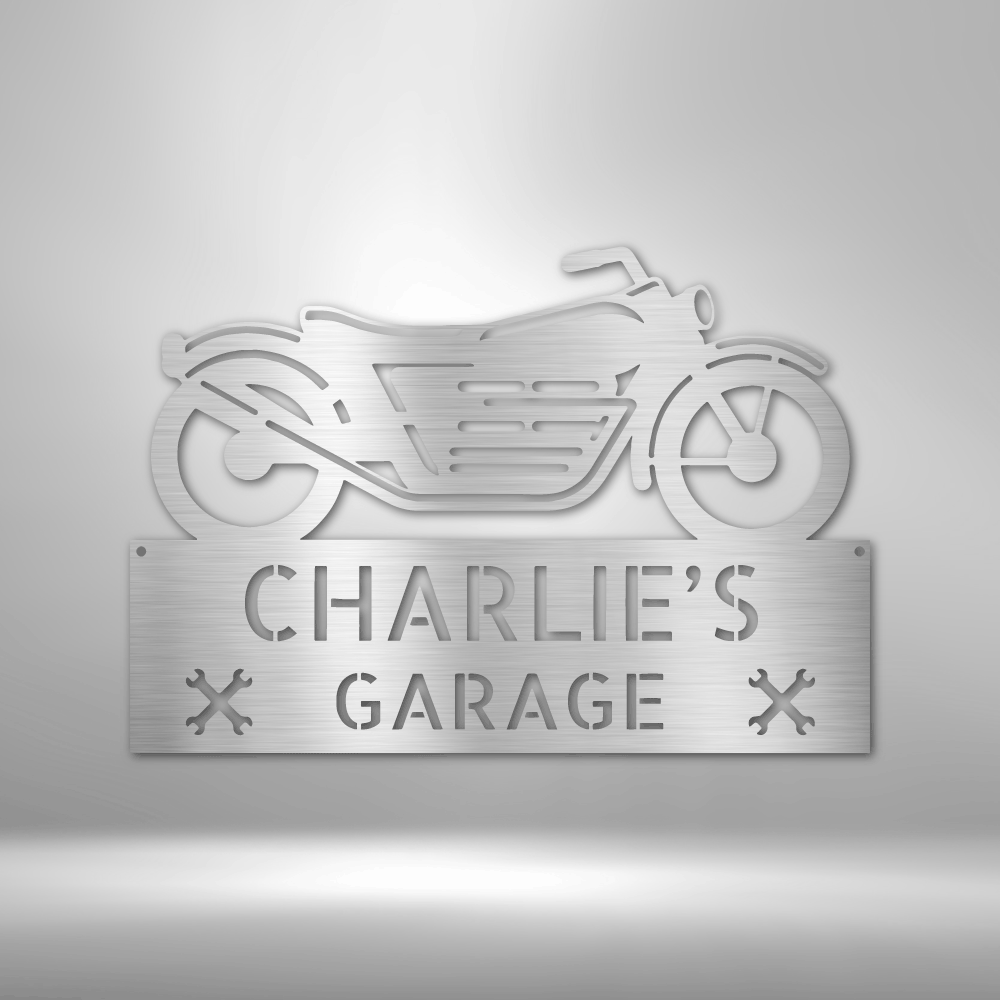 Personalized Motorcycle Adventure Monogram Steel Sign Steel Art Wall Metal Decor-Express Your Love Gifts