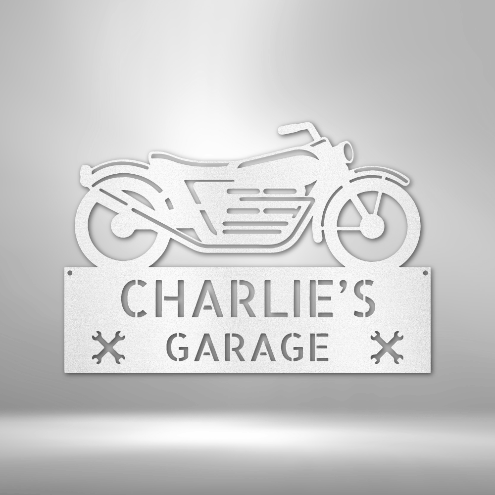 Personalized Motorcycle Adventure Monogram Steel Sign Steel Art Wall Metal Decor-Express Your Love Gifts