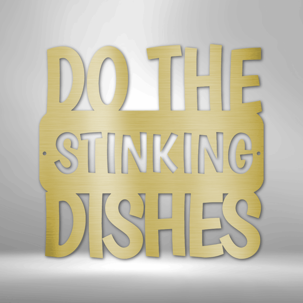 Do the Dishes Quote Steel Sign Steel Art Wall Metal Decor-Express Your Love Gifts
