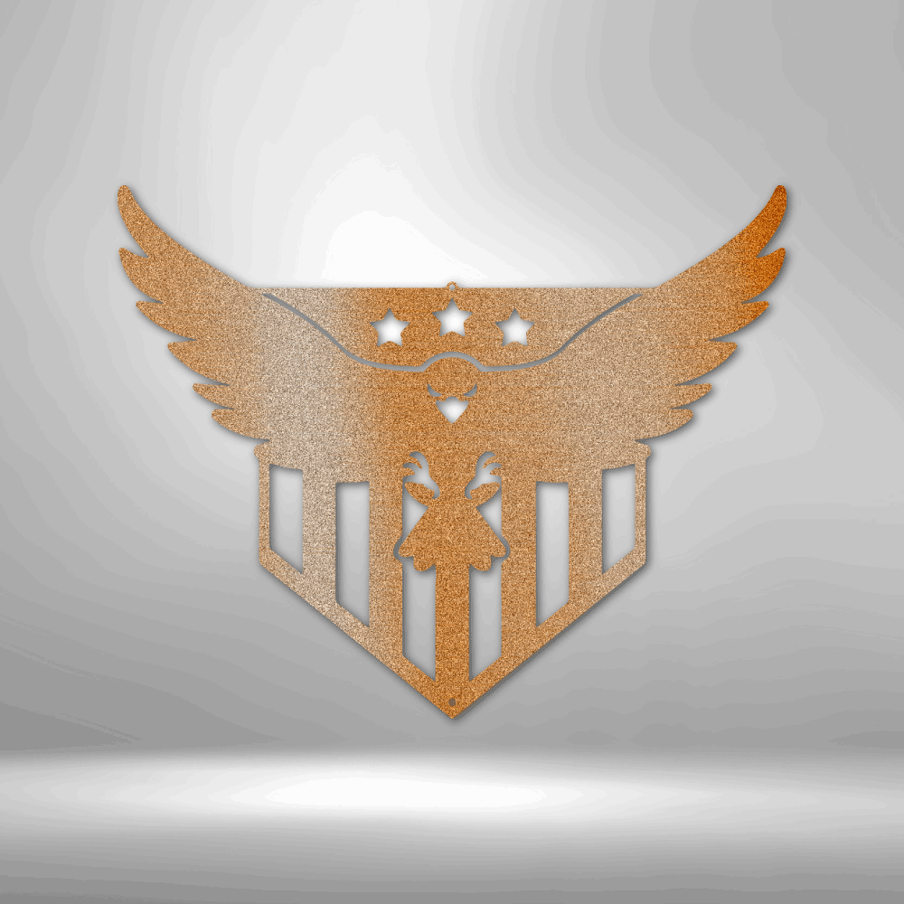 Swooping Eagle Steel Sign Steel Art Wall Metal Decor-Express Your Love Gifts