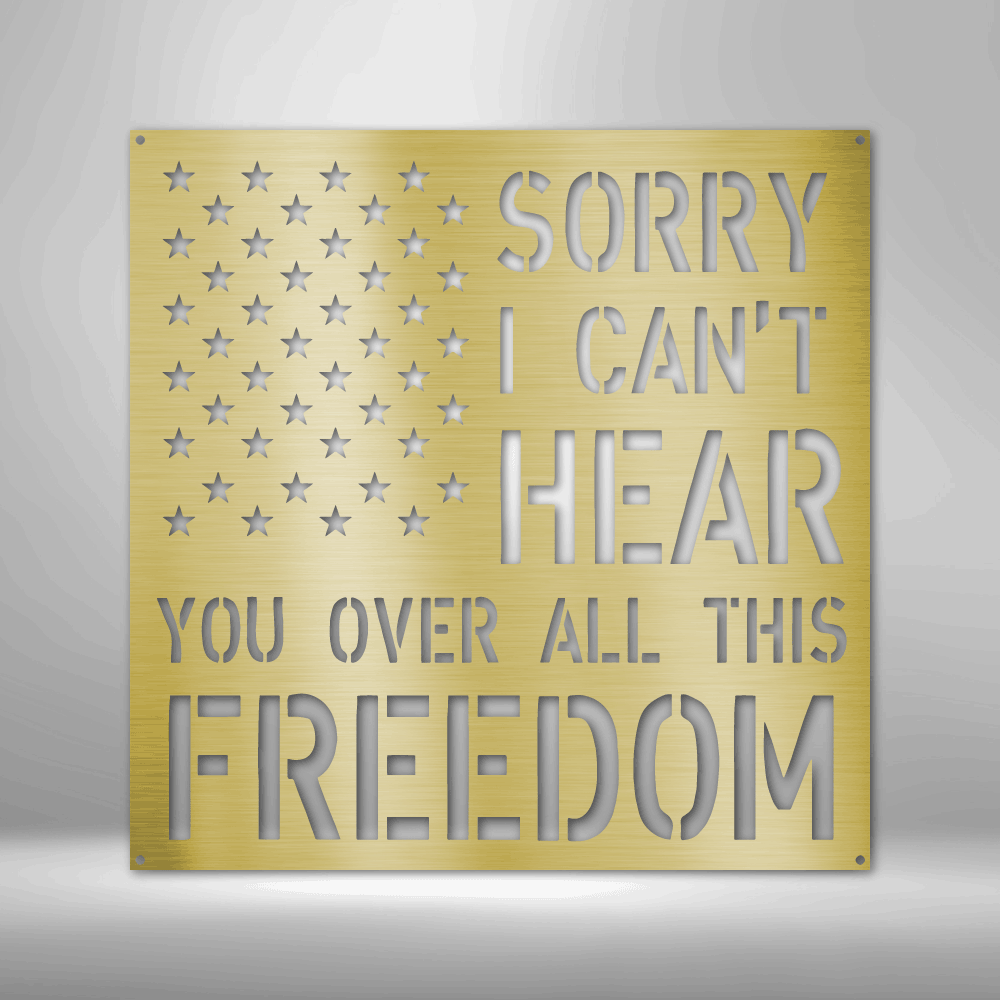 All This Freedom Metal Sign Steel Art Wall Metal Decor-Express Your Love Gifts