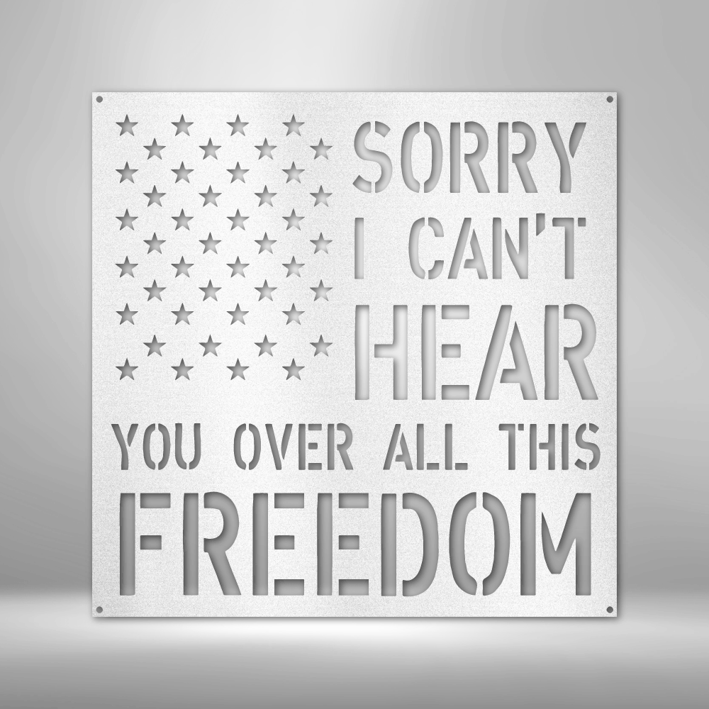 All This Freedom Metal Sign Steel Art Wall Metal Decor-Express Your Love Gifts