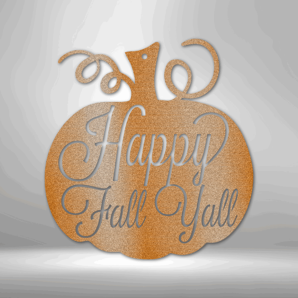 Fall Pumpkin Steel Sign Steel Art Wall Metal Decor-Express Your Love Gifts