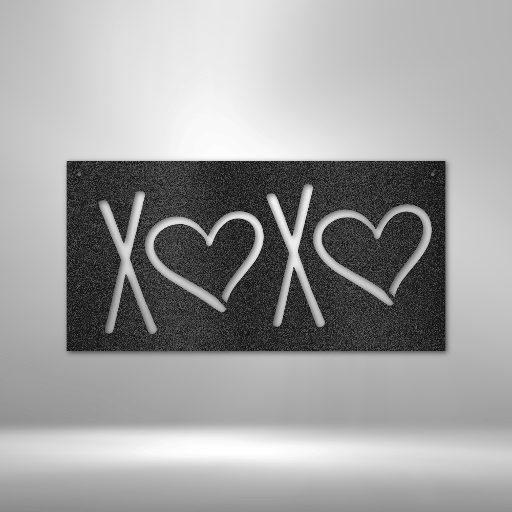 XOXO Steel Sign Steel Art Wall Metal Decor-Express Your Love Gifts