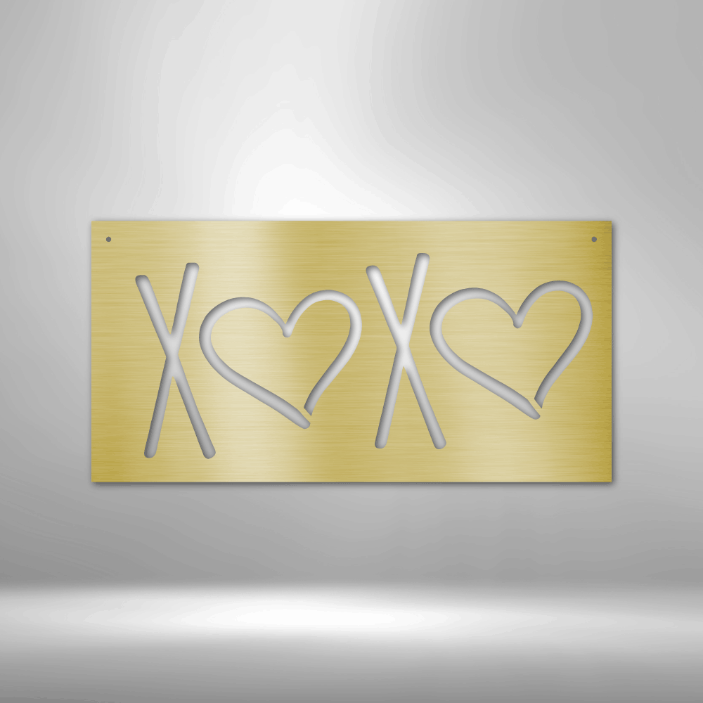 XOXO Steel Sign Steel Art Wall Metal Decor-Express Your Love Gifts