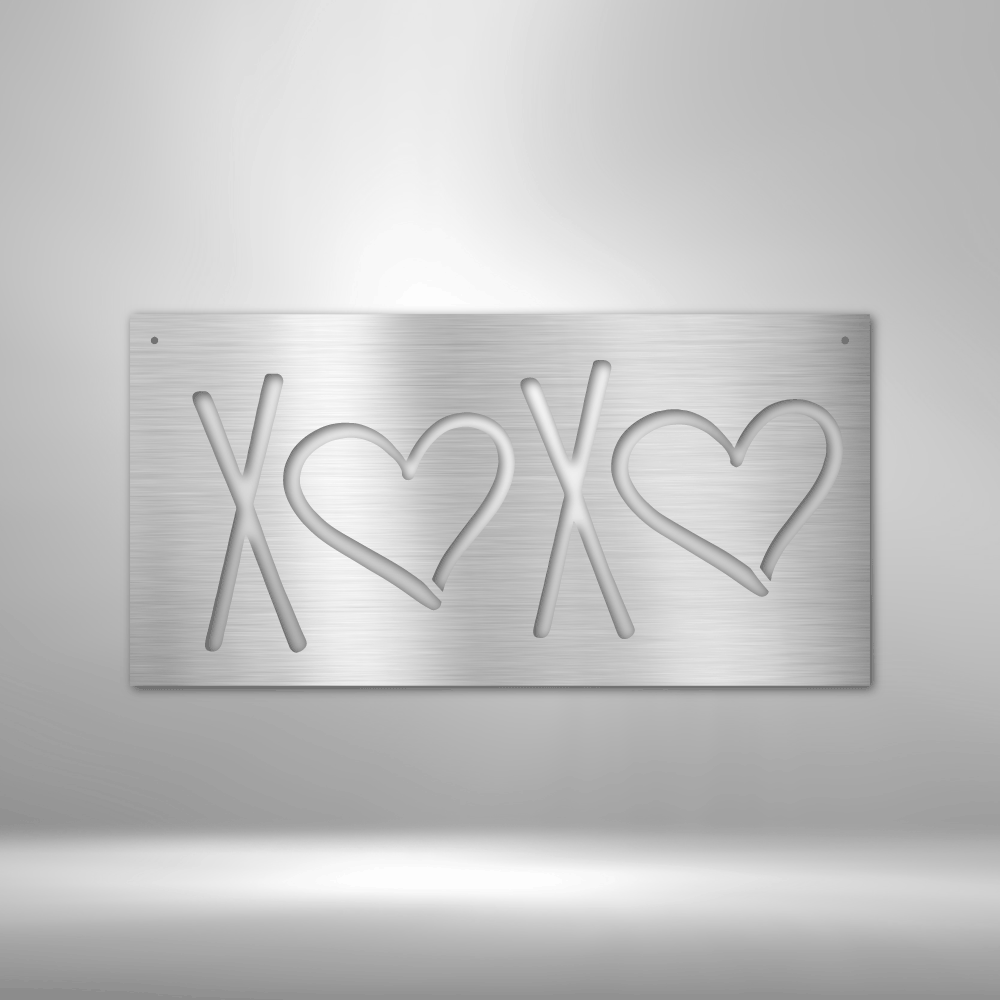 XOXO Steel Sign Steel Art Wall Metal Decor-Express Your Love Gifts