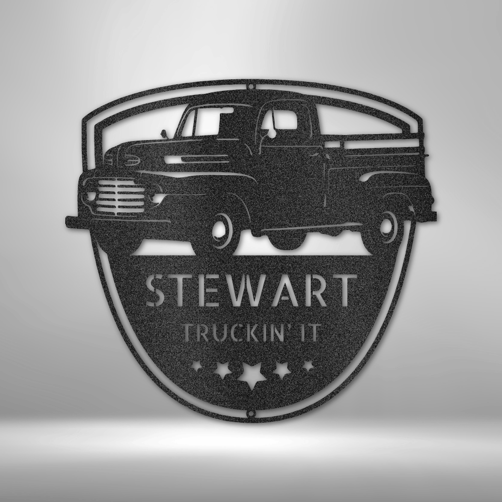 Personalized Classic Ford 150 Monogram Steel Sign Steel Art Wall Metal Decor-Express Your Love Gifts