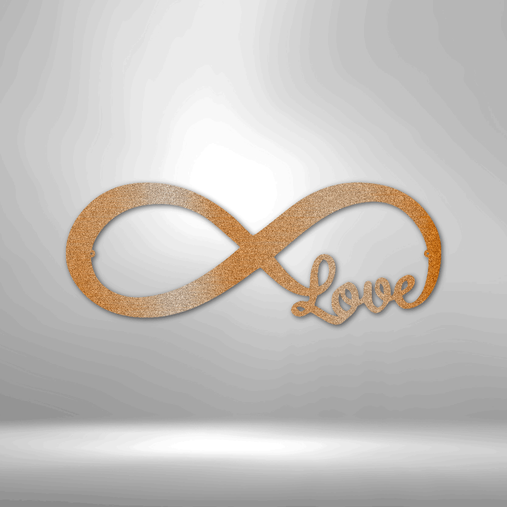 Infinite Love Steel Sign Steel Art Wall Metal Decor-Express Your Love Gifts