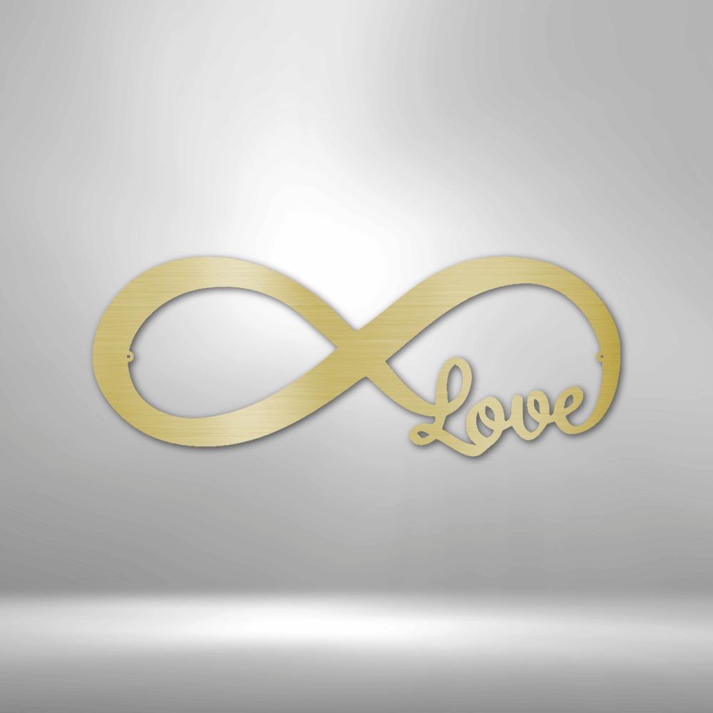 Infinite Love Steel Sign Steel Art Wall Metal Decor-Express Your Love Gifts