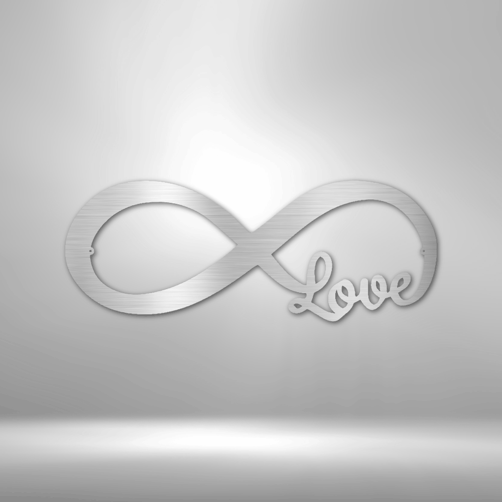 Infinite Love Steel Sign Steel Art Wall Metal Decor-Express Your Love Gifts