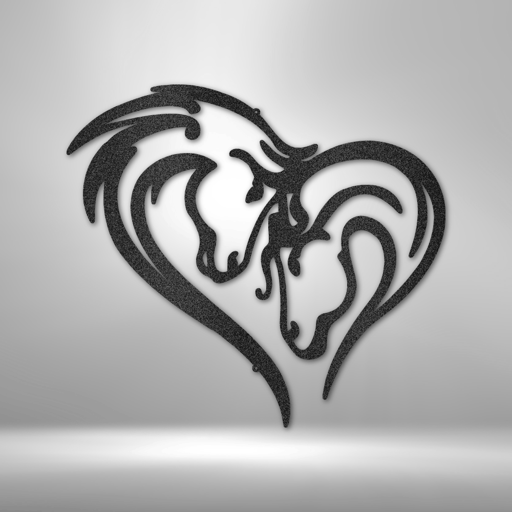 Horse Love Steel Sign Steel Art Wall Metal Decor-Express Your Love Gifts