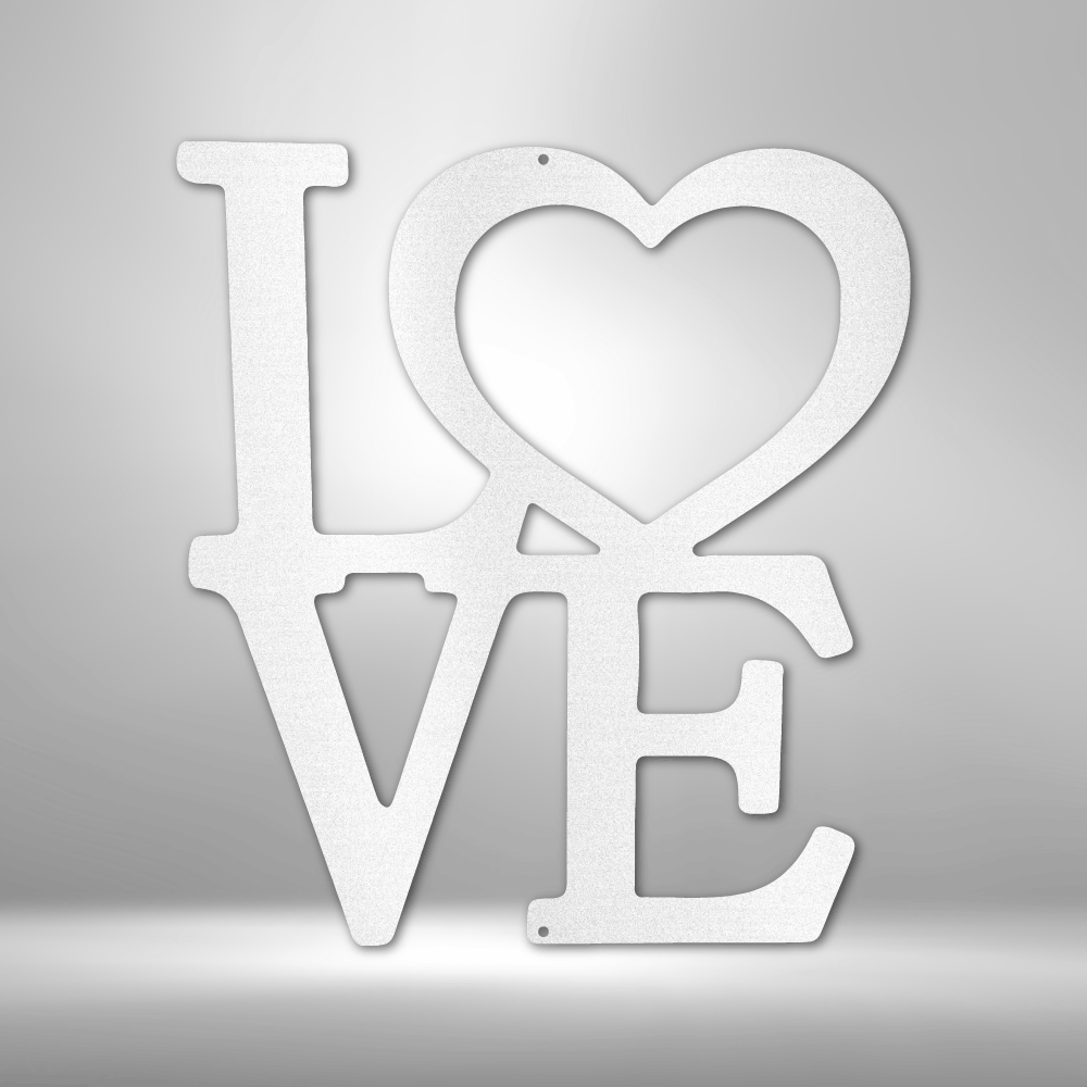 Classic Love Steel Sign Steel Art Wall Metal Decor-Express Your Love Gifts