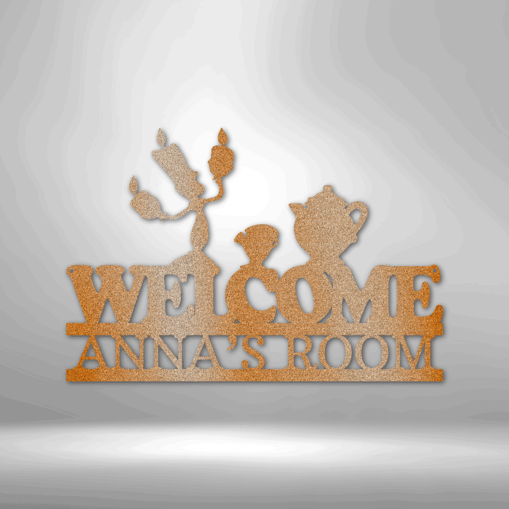 Personalized Be Our Guest Monogram Steel Sign Steel Art Wall Metal Decor-Express Your Love Gifts