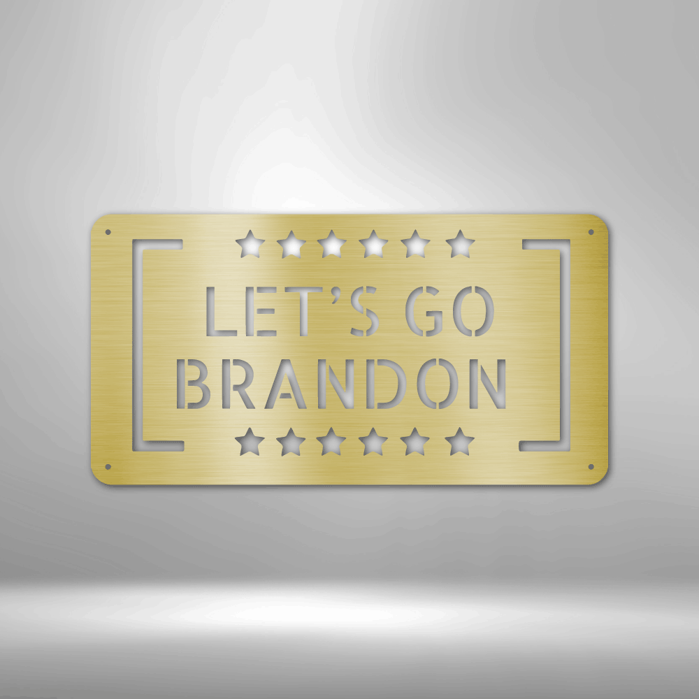 Personalized Let's Go Brandon Steel Sign Steel Art Wall Metal Decor-Express Your Love Gifts