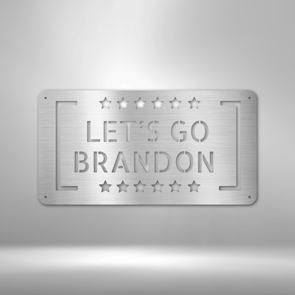 Personalized Let's Go Brandon Steel Sign Steel Art Wall Metal Decor-Express Your Love Gifts